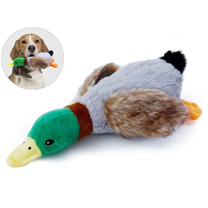 Brinquedo de som de pato de pelúcia para Cães