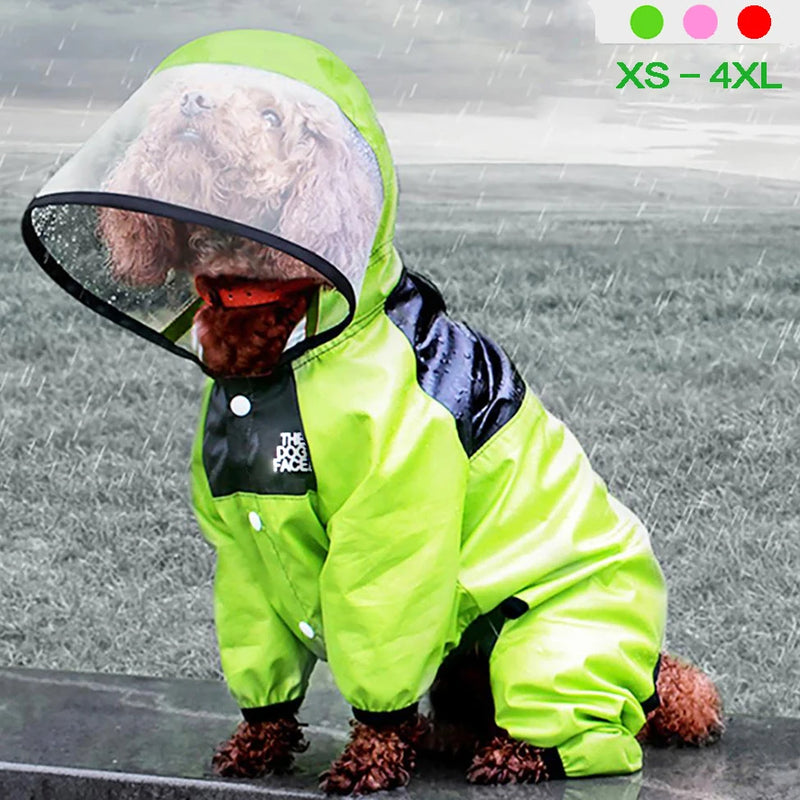 Capa de chuva para cachorros