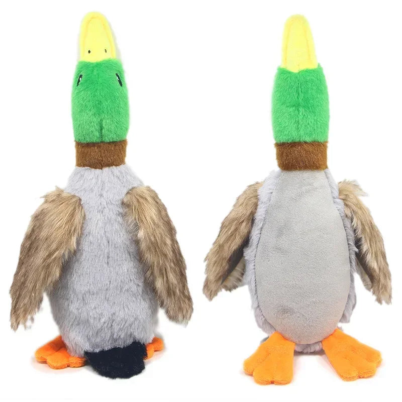 Brinquedo de som de pato de pelúcia para Cães