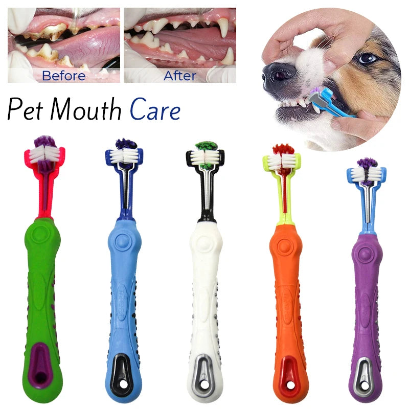 Escova de dentes para cachorros e gatos